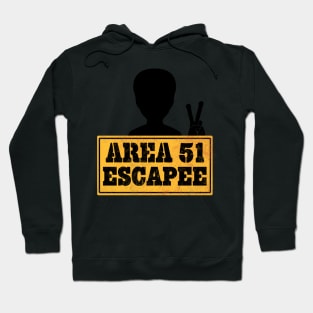 Area 51 Escapee Alien Peace Hoodie